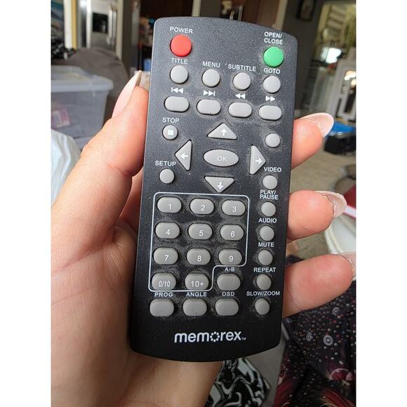 MEMOREX MVD2047 MVD2015/2016 DVD REMOTE CONTROL D3-4(3)X - Picture 1 of 7